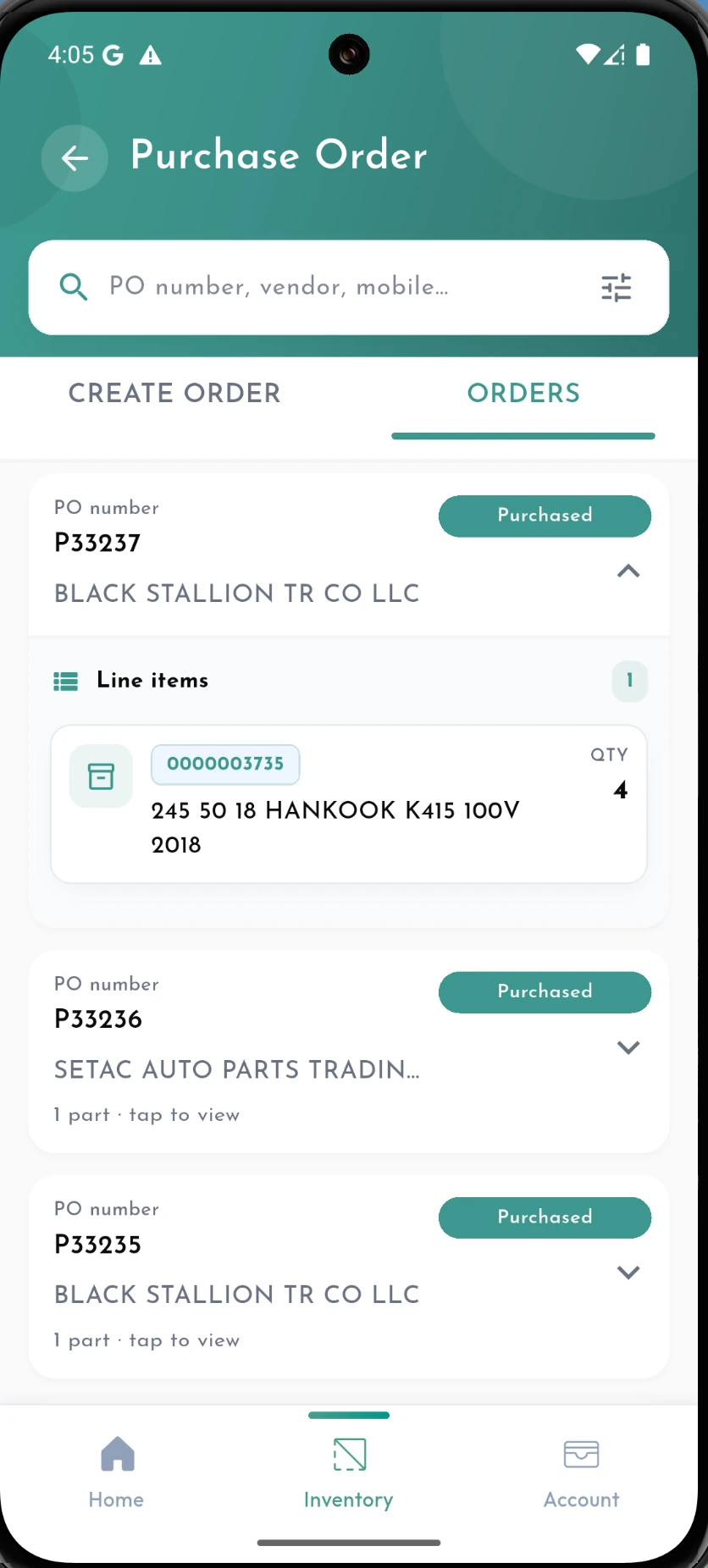Lezof Auto screen